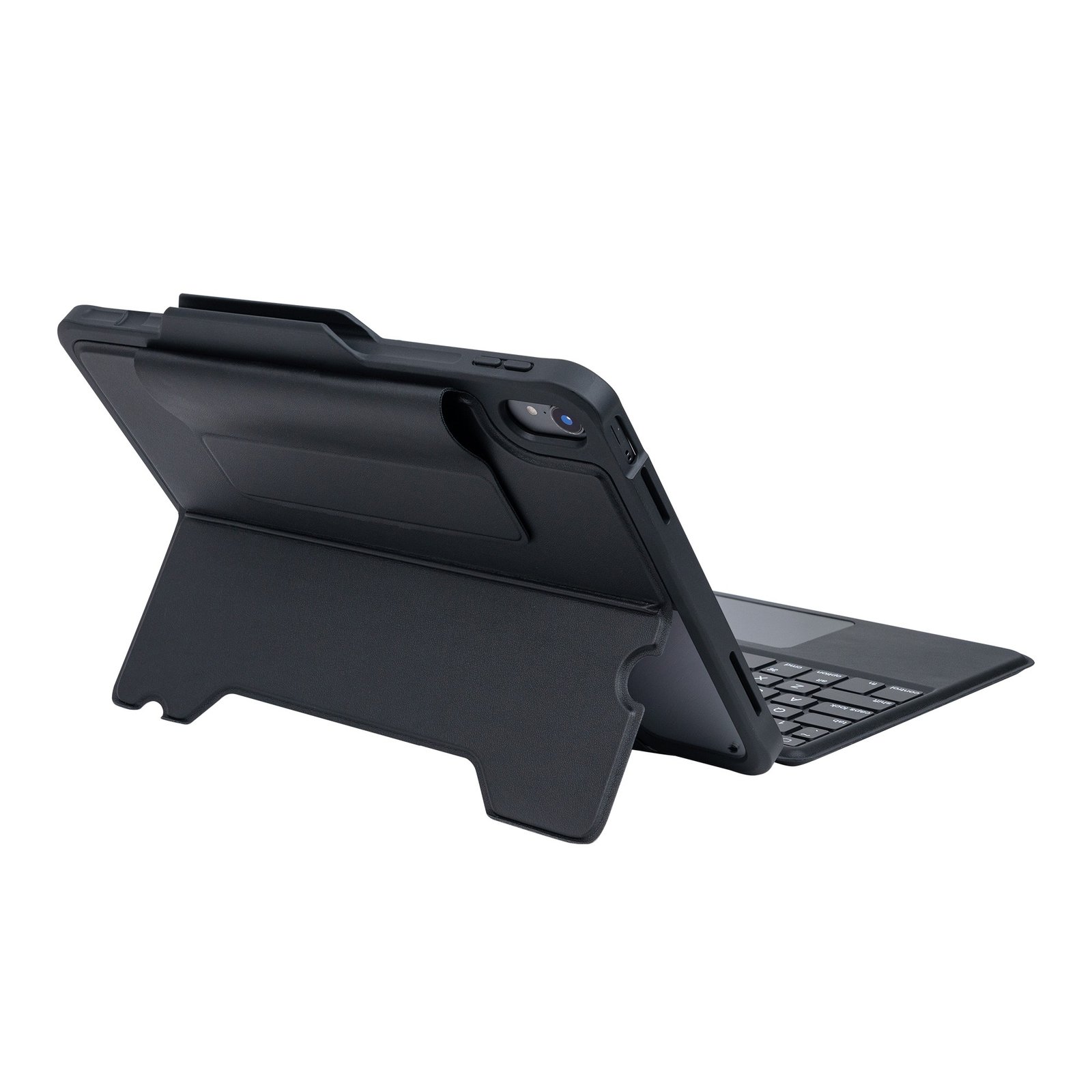 EB117 Full-Coverage Protective Case for iPad 10th Gen, emphasizing refined design and precise, rounded camera aperture craftsmanship.