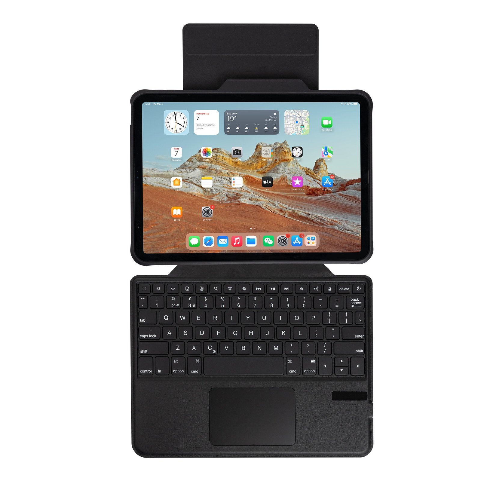 Primary Hero Shot: EB117 Durable Detachable Keyboard Case for iPad 10th Gen, engineered for high durability and bulk procurement.